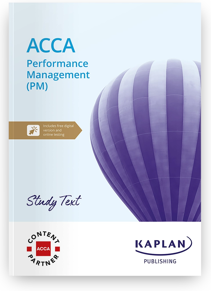 Kaplan ACCA Performance Management Study Text | Kaplan Learning